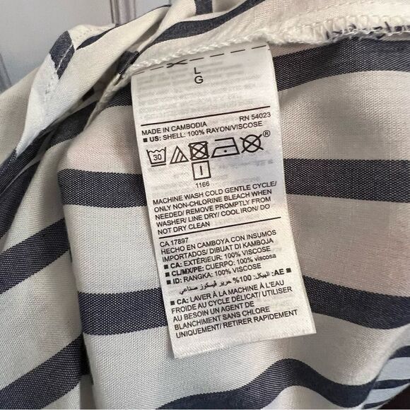 Old Navy Stripped tank top blouse - Picture 7 of 8